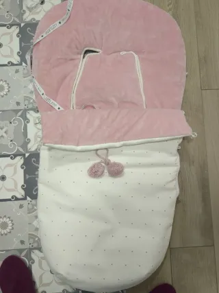 Saco invierno Bugaboo rosa estrellas