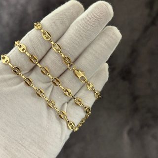 Cadena Ancla Oro Laminado Hombre