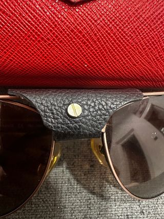 Oferta! Gafas Cartier Santos-Dumont Oro/Marrón