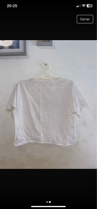 Camiseta blanca corta Dream Big