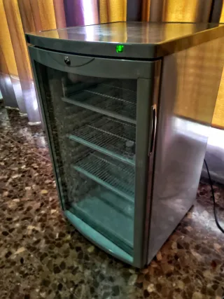 Mini nevera con luz