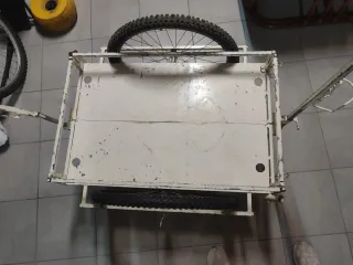 Carro de pesca con ruedas