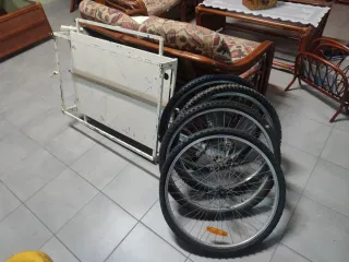 Carro de pesca con ruedas