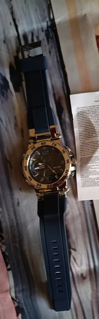Reloj Deportivo Azul Marino Nuevo