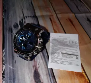 Reloj Deportivo Azul Marino Nuevo