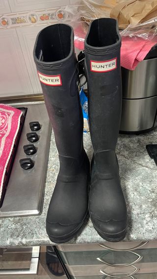 Botas de agua Hunter negras