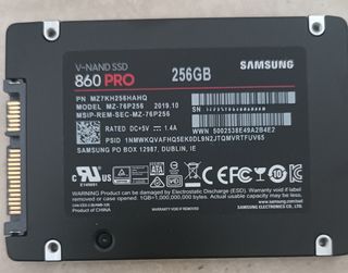 SSD Samsung 860 PRO 256GB