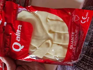 Guantes de látex Qalita Talla Pequeña