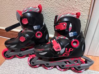 Patines en línea + bolsa transporte + refuerzos 