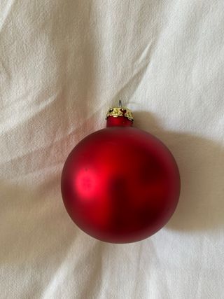 Bolas de Navidad Rojas y Doradas