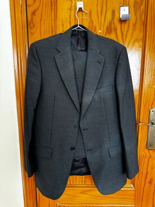 Traje Dustin El Corte Inglés Gris Oscuro Talla