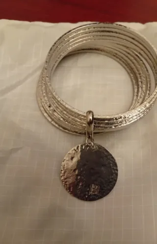 Pulsera Bimba y Lola plateada