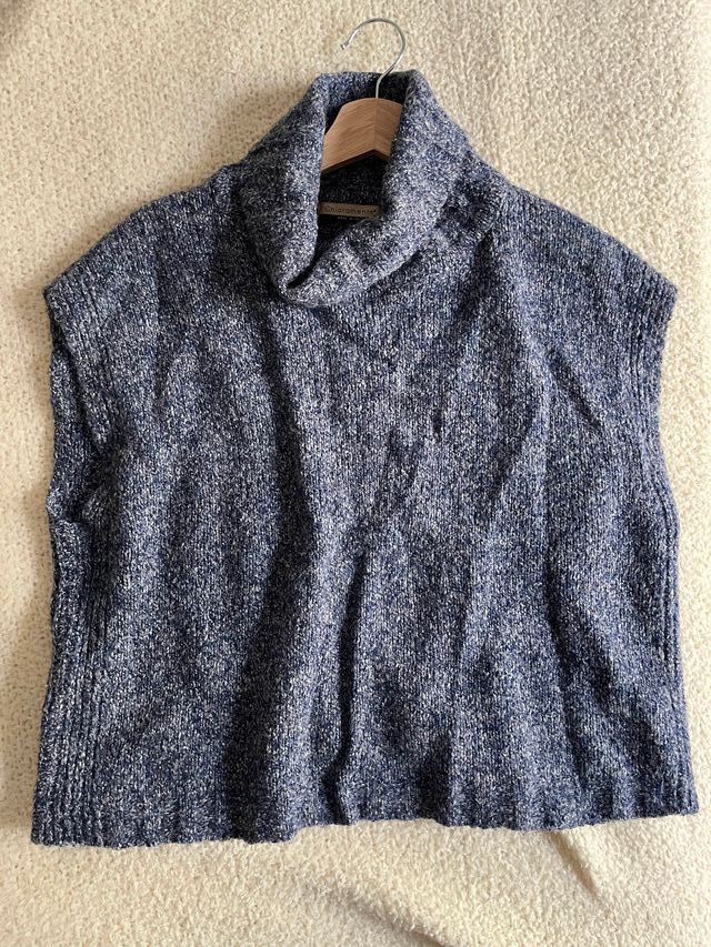 Chaleco de punto Chiaramente azul talla única
