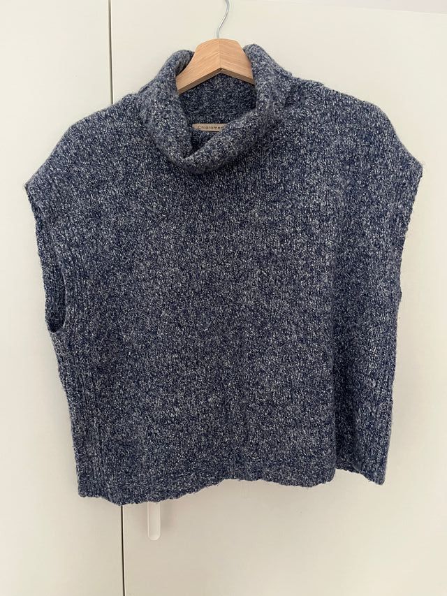Chaleco de punto Chiaramente azul talla única
