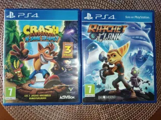 PS4 Crash Bandicoot N. Sane Trilogy y Ratchet & Cl