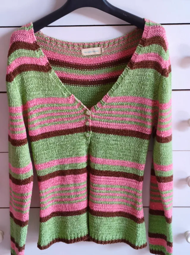Rebeca de punto con rayas