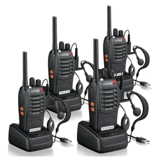 4 Walkie Talkies Esynic 16CH 2-Way Radio
