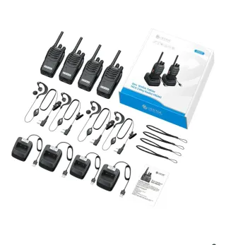 4 Walkie Talkies Esynic 16CH 2-Way Radio