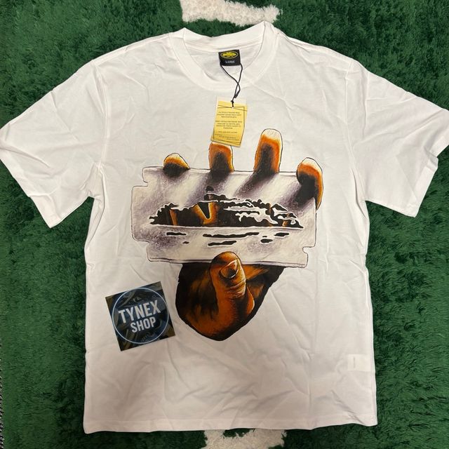 Corteiz - Camiseta Razor Tee Blanca Oferta Lowcost