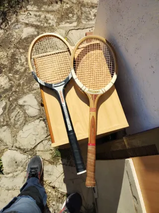 Raquetas de bádminton vintage