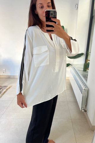 Camisa blanca Paz Torras Talla 50