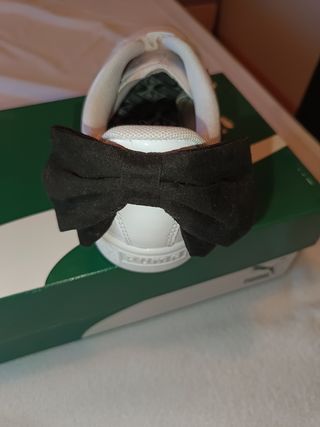 Zapatillas Puma Basket Blancas Mujer