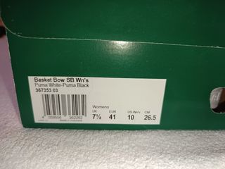 Zapatillas Puma Basket Blancas Mujer