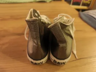 Zapatillas All Star altas plateadas T.39