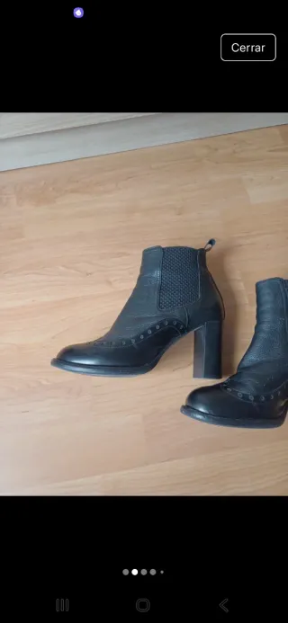 Botines Gloria Ortiz Talla 39 Negros