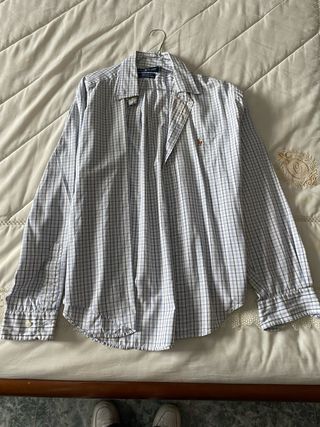 Camisa Polo Ralph Lauren cuadros azul