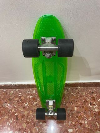 Penny Board Verde Transparente