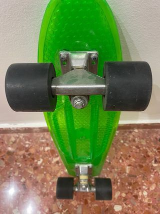 Penny Board Verde Transparente