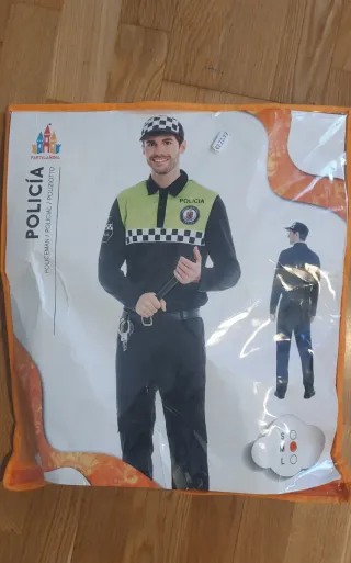 Disfraz Policía Partilandia Talla S