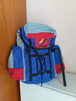 Mochila Joluvi azul y roja
