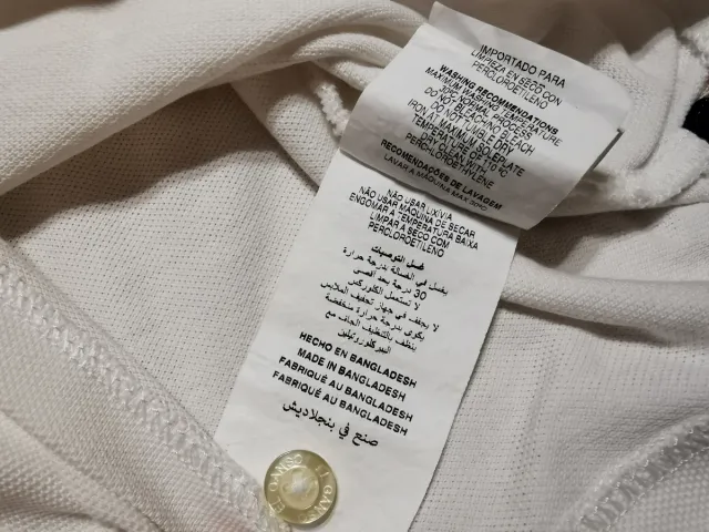 Polo El Ganso blanco talla M