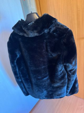 Pelliccia Patek Moda Nera Taglia Unica