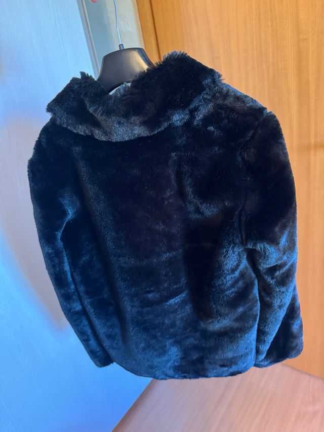 Pelliccia Patek Moda Nera Taglia Unica