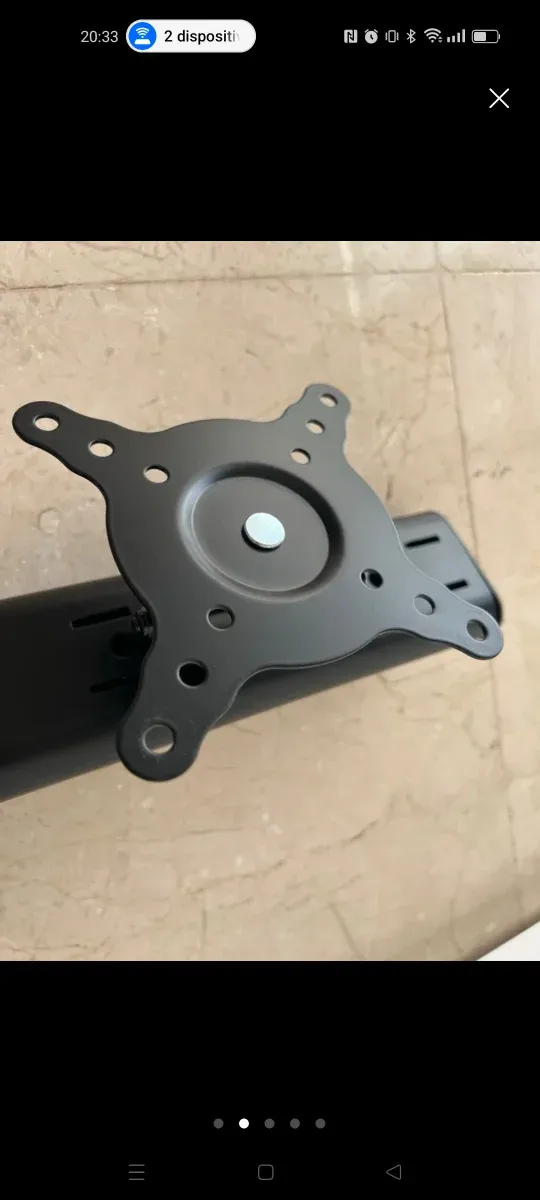 Soporte Monitor Escritorio Negro.