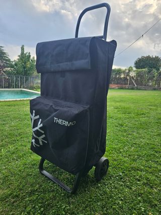 Carrito compra termo con ruedas