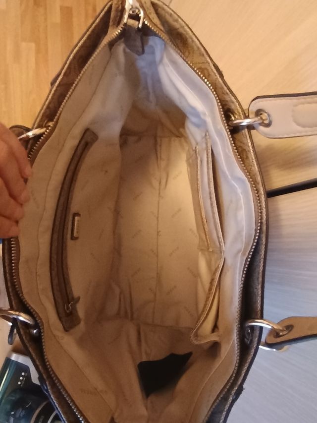 Borsa a tracolla Guess Beige