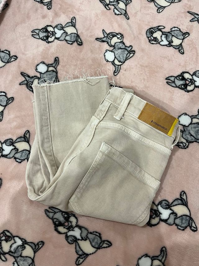 Pantalones beige Aquarius Talla XXS