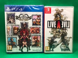 Pack PS4 Kingdom Hearts y Switch Live A Live