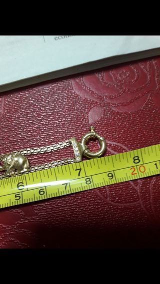 Pulsera Oro 18k Maciza Cierre Timón
