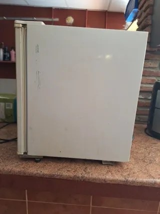 Mini nevera blanca