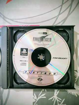 Final Fantasy VII PlayStation Platinum Completo