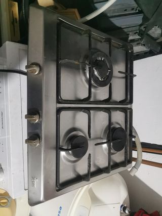 Encimera de gas butano 3 fuegos