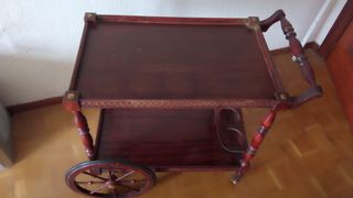 Carrito camarera madera