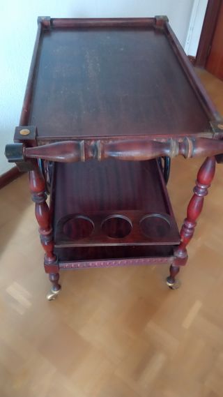 Carrito camarera madera