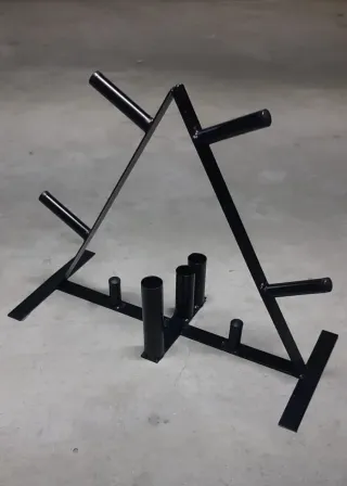 Arbol para discos de pesas