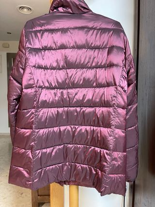 Chaqueta Morada Metalizada Ligera